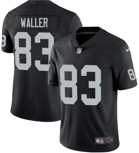 Toddlers Las Vegas Raiders #83 Darren Waller Black Vapor Limited Stitched Jersey Toddlers Las Vegas Raiders #83 Darren Waller Black Vapor Limited Stitched Jersey